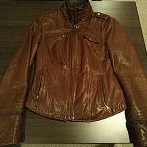 Women's lamb leather jacket